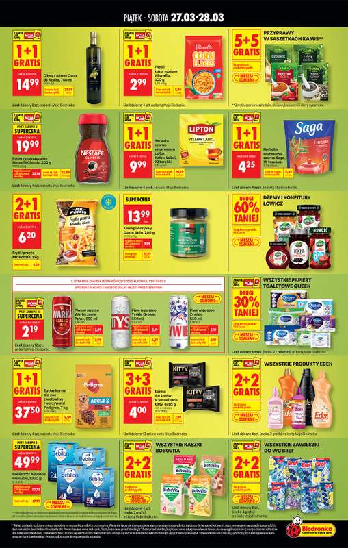 Biedronka - gazetka promocyjna Weekendowe okazje zaczynają się w piątek od piątku 27.03 do soboty 28.03 - strona 2