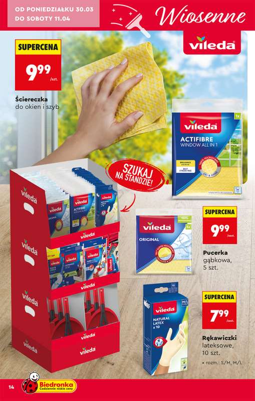 Biedronka - gazetka promocyjna Hity i inspiracje, od 28.03 od soboty 28.03 do środy 15.04 - strona 14