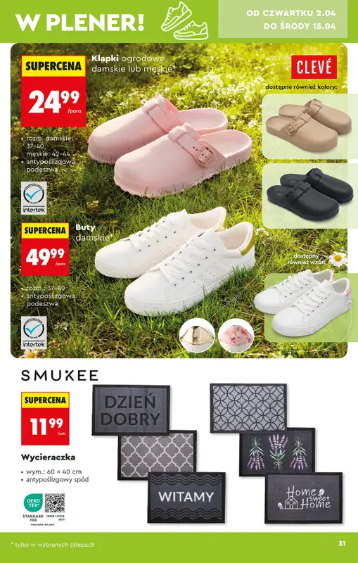Biedronka - gazetka promocyjna Hity i inspiracje, od 28.03 od soboty 28.03 do środy 15.04 - strona 31