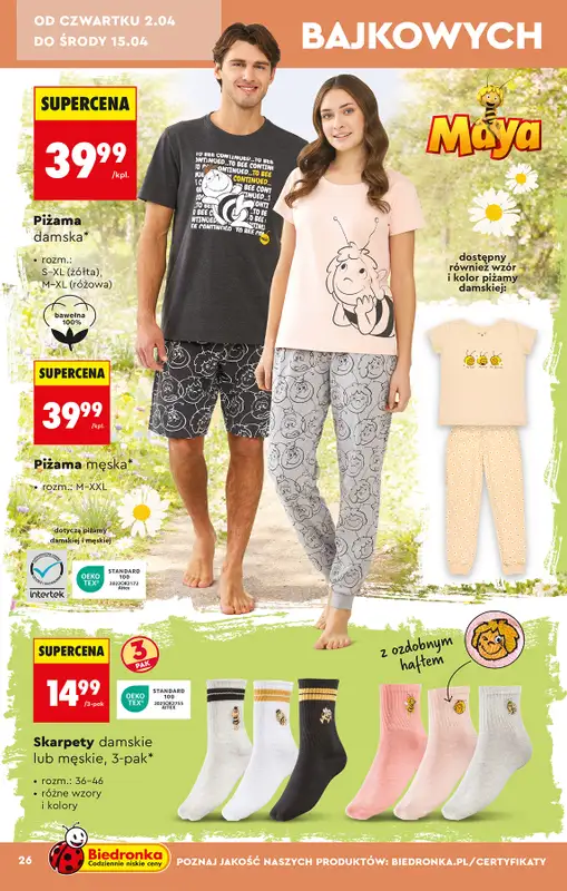 Biedronka - gazetka promocyjna Hity i inspiracje, od 28.03 od soboty 28.03 do środy 15.04 - strona 26
