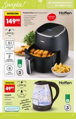 Biedronka - gazetka promocyjna Hity i inspiracje, od 28.03 od soboty 28.03 do środy 15.04 - strona 19