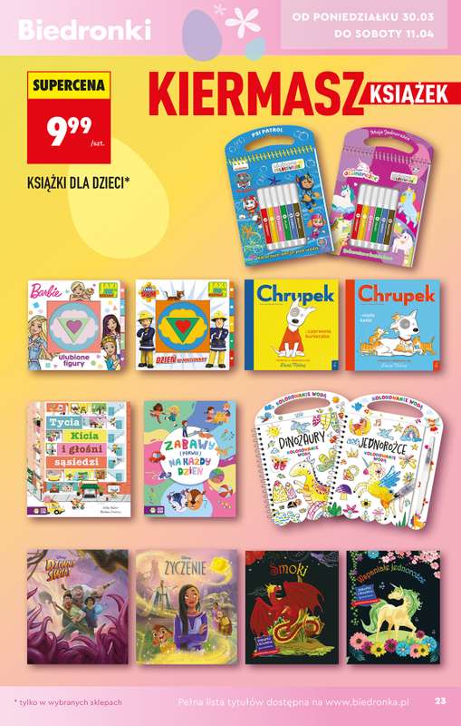 Biedronka - gazetka promocyjna Hity i inspiracje, od 28.03 od soboty 28.03 do środy 15.04 - strona 23