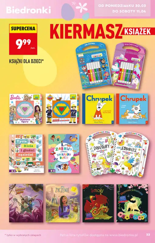 Biedronka - gazetka promocyjna Hity i inspiracje, od 28.03 od soboty 28.03 do środy 15.04 - strona 23