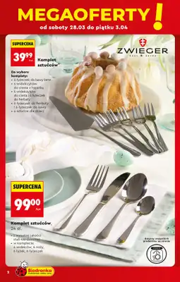 Biedronka - gazetka promocyjna Hity i inspiracje, od 28.03 od soboty 28.03 do środy 15.04 - strona 2
