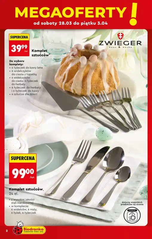 Biedronka - gazetka promocyjna Hity i inspiracje, od 28.03   - strona 2