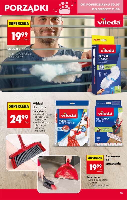 Biedronka - gazetka promocyjna Hity i inspiracje, od 28.03 od soboty 28.03 do środy 15.04 - strona 15