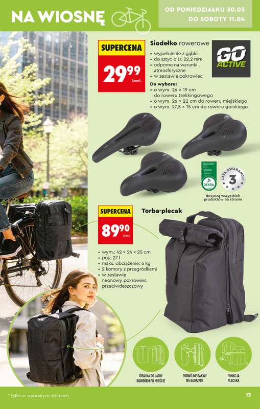 Biedronka - gazetka promocyjna Hity i inspiracje, od 28.03 od soboty 28.03 do środy 15.04 - strona 13