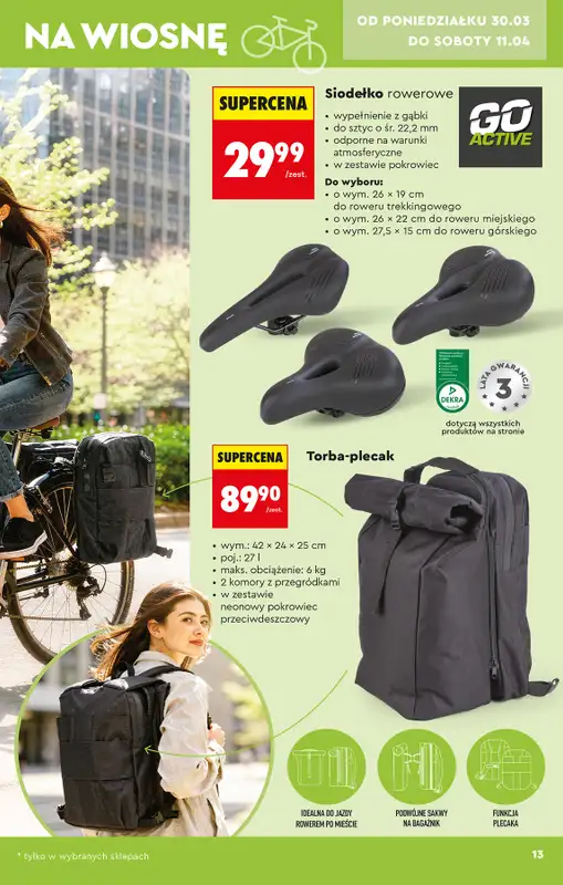 Biedronka - gazetka promocyjna Hity i inspiracje, od 28.03 od soboty 28.03 do środy 15.04 - strona 13