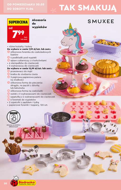 Biedronka - gazetka promocyjna Hity i inspiracje, od 28.03 od soboty 28.03 do środy 15.04 - strona 20