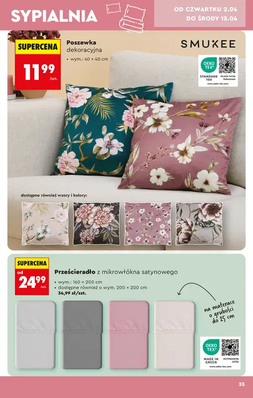 Biedronka - gazetka promocyjna Hity i inspiracje, od 28.03 od soboty 28.03 do środy 15.04 - strona 35