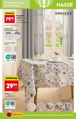 Biedronka - gazetka promocyjna Hity i inspiracje, od 28.03 od soboty 28.03 do środy 15.04 - strona 32