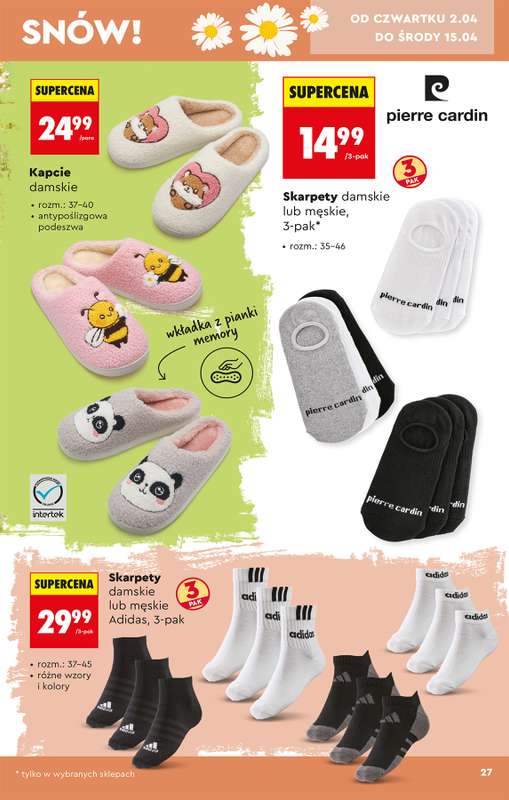 Biedronka - gazetka promocyjna Hity i inspiracje, od 28.03 od soboty 28.03 do środy 15.04 - strona 27