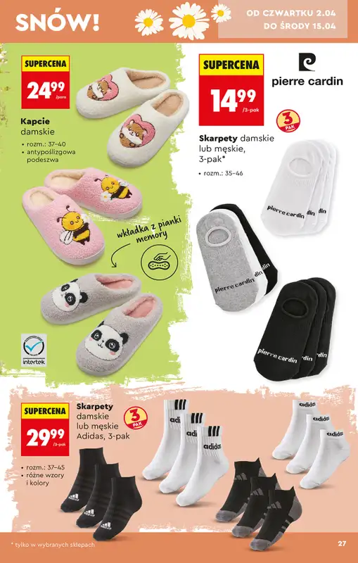 Biedronka - gazetka promocyjna Hity i inspiracje, od 28.03 od soboty 28.03 do środy 15.04 - strona 27