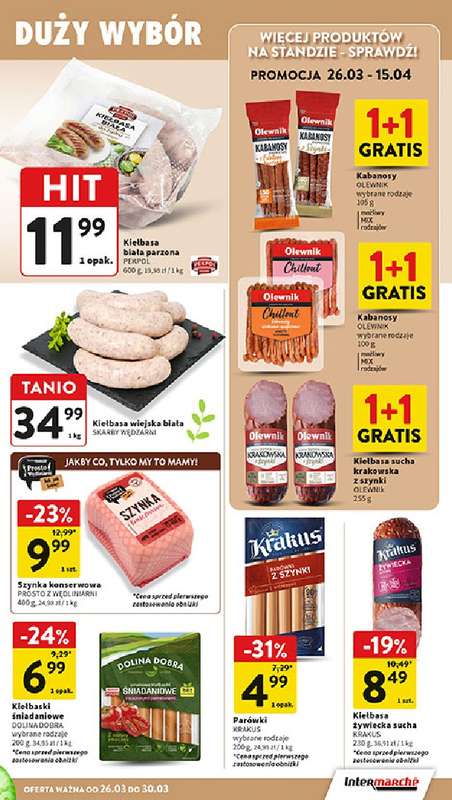 Intermarche - gazetka promocyjna Gazetka od czwartku 26.03 do poniedziałku 30.03 - strona 23