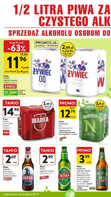 Intermarche - gazetka promocyjna Gazetka od czwartku 26.03 do poniedziałku 30.03 - strona 40