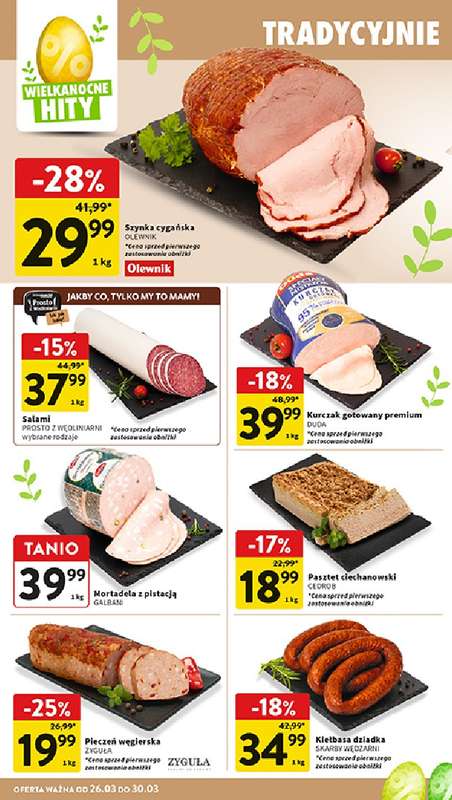 Intermarche - gazetka promocyjna Gazetka od czwartku 26.03 do poniedziałku 30.03 - strona 22