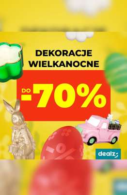 Dealz - gazetka promocyjna Dekoracje wielkanocne do -70% od piątku 27.03 do środy 01.04