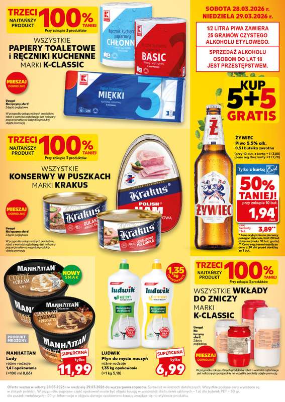 Kaufland - gazetka promocyjna Oferta Kaufland - SUPER WEEKEND od soboty 28.03 do niedzieli 29.03 - strona 3