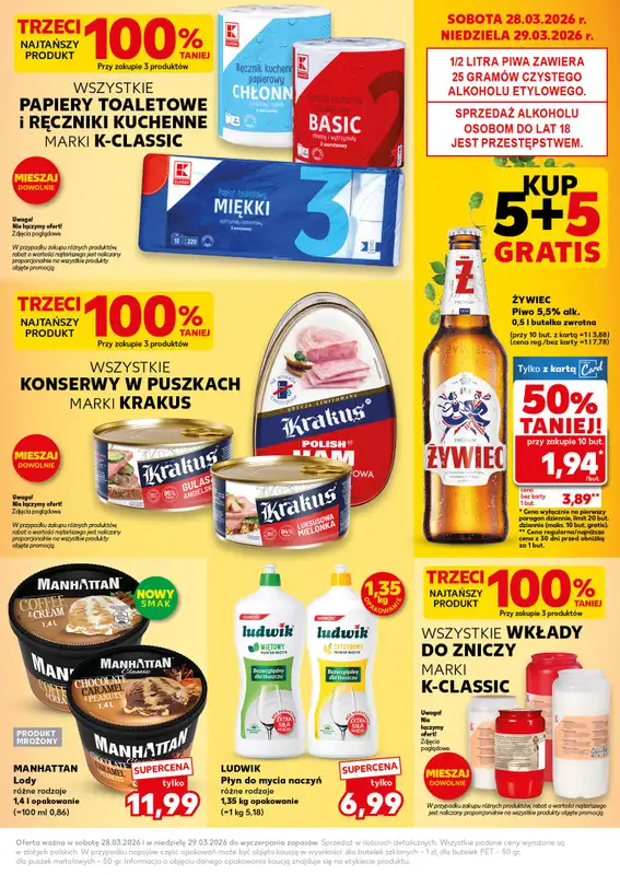 Kaufland - gazetka promocyjna Oferta Kaufland - SUPER WEEKEND od soboty 28.03 do niedzieli 29.03 - strona 3