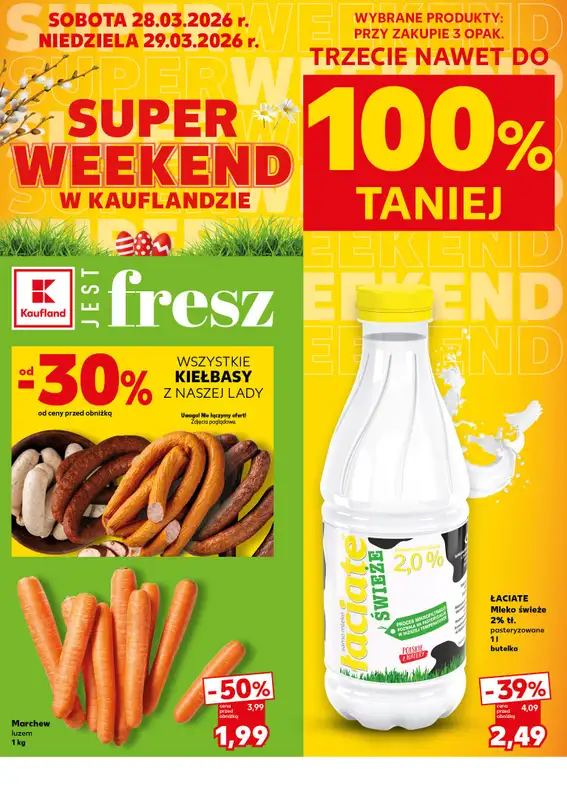 Kaufland - gazetka promocyjna Oferta Kaufland - SUPER WEEKEND od soboty 28.03 do niedzieli 29.03 - strona 2