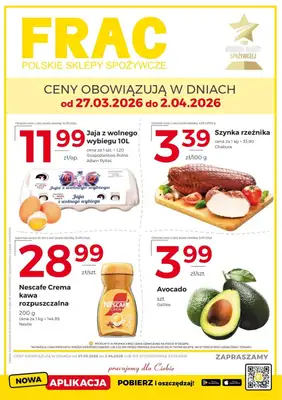 Frac - gazetka promocyjna Gazetka od piątku 27.03 do czwartku 02.04