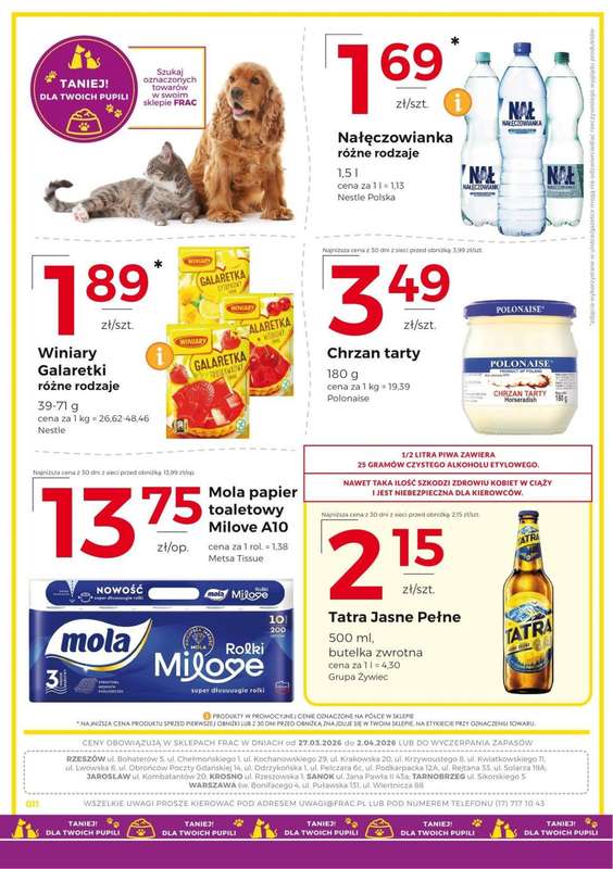 Frac - gazetka promocyjna Gazetka od piątku 27.03 do czwartku 02.04 - strona 4