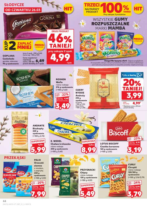 Kaufland - gazetka promocyjna Gazetka Tygodnia od czwartku 26.03 do wtorku 31.03 - strona 44