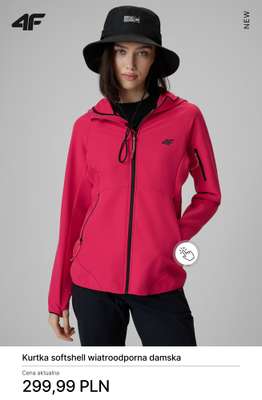 Kurtka softshell wiatroodporna damska