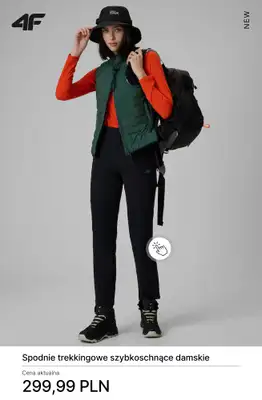 4F - gazetka promocyjna Kolekcja trekkingowa – ubierz się na szlak! od piątku 27.03  - strona 8