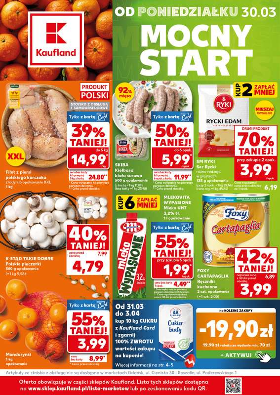 Kaufland - gazetka promocyjna Mocny Start od poniedziałku 30.03 do wtorku 31.03