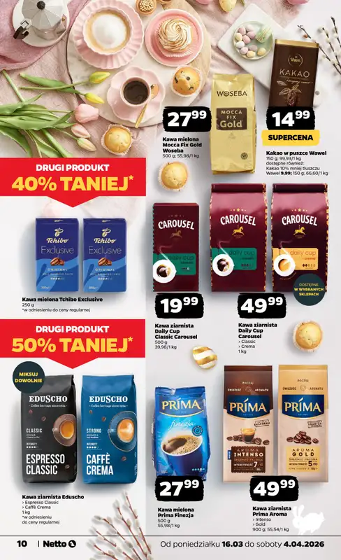 Netto - gazetka promocyjna Katalog Wielkanocny  do soboty 04.04 - strona 10