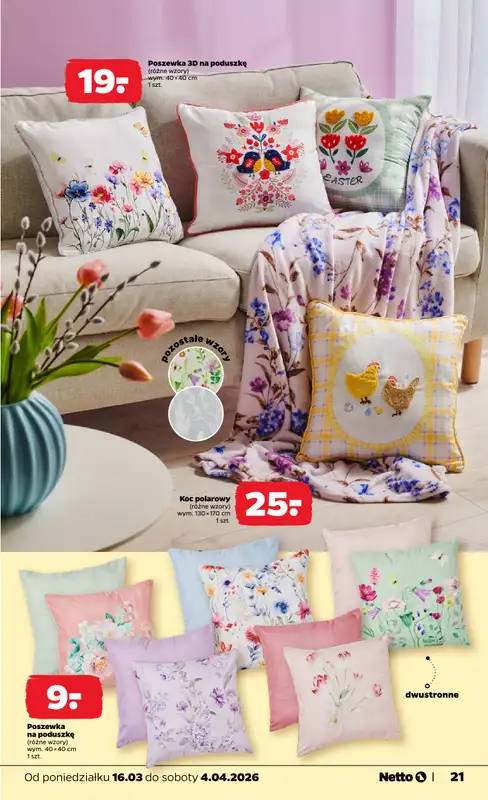 Netto - gazetka promocyjna Katalog Wielkanocny  do soboty 04.04 - strona 21