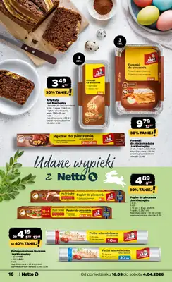 Netto - gazetka promocyjna Katalog Wielkanocny  do soboty 04.04 - strona 16