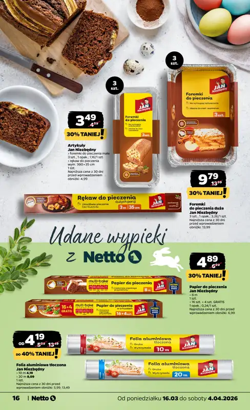 Netto - gazetka promocyjna Katalog Wielkanocny  do soboty 04.04 - strona 16