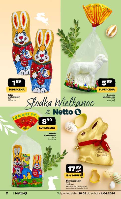 Netto - gazetka promocyjna Katalog Wielkanocny  do soboty 04.04 - strona 2
