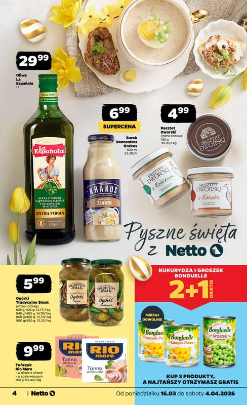 Netto - gazetka promocyjna Katalog Wielkanocny  do soboty 04.04 - strona 4
