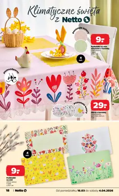 Netto - gazetka promocyjna Katalog Wielkanocny  do soboty 04.04 - strona 18