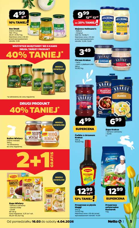 Netto - gazetka promocyjna Katalog Wielkanocny  do soboty 04.04 - strona 5