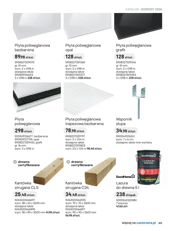 Castorama - gazetka promocyjna Taras od piątku 27.03 do wtorku 31.03 - strona 41