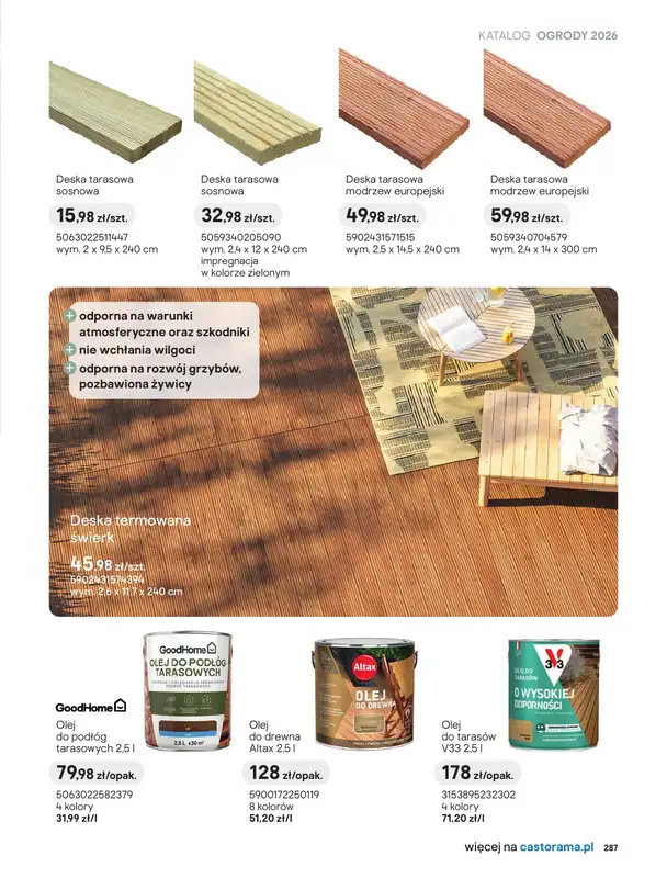 Castorama - gazetka promocyjna Taras od piątku 27.03 do wtorku 31.03 - strona 5