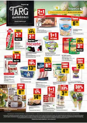 Supeco - gazetka promocyjna Targ świeżości od wtorku 31.03 do soboty 04.04