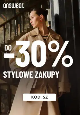 BEST SALE - gazetka promocyjna Answear | Do -30% przy zakupie min. 2 produktów od piątku 27.03 do środy 01.04