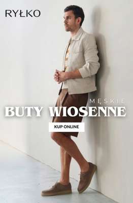 Ryłko - gazetka promocyjna Wiosenne obuwie męskie od niedzieli 29.03 