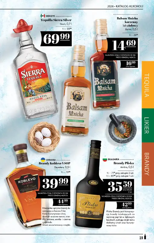 POLOmarket - gazetka promocyjna Katalog alkoholi  do soboty 04.04 - strona 21