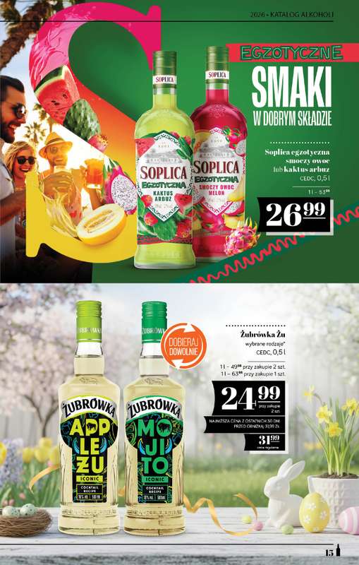 POLOmarket - gazetka promocyjna Katalog alkoholi  do soboty 04.04 - strona 15
