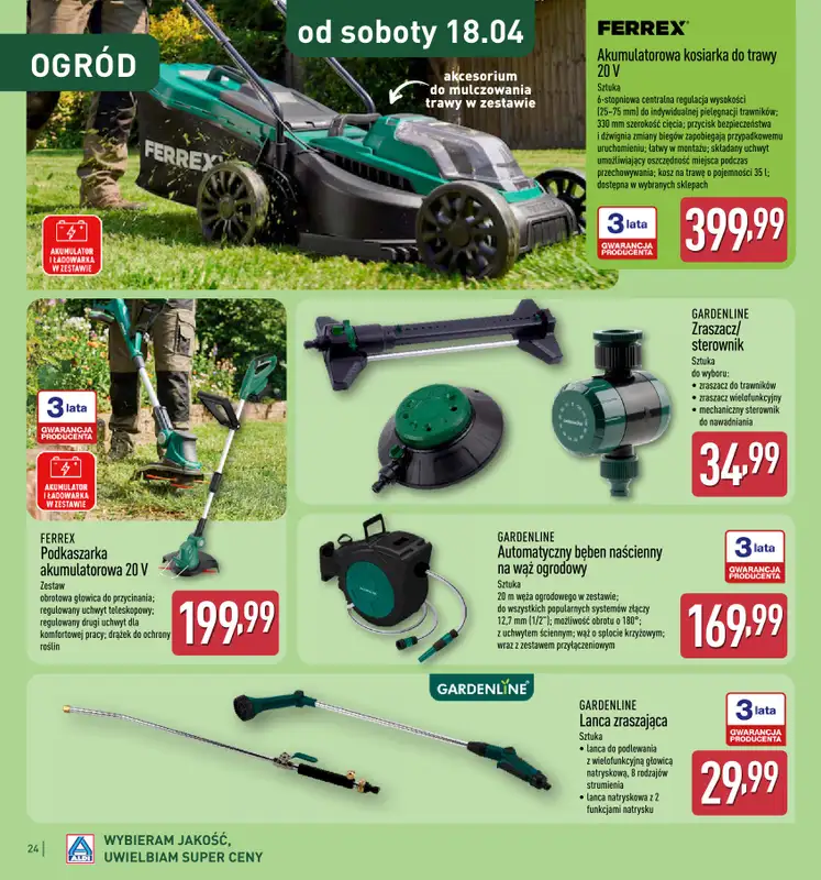 Aldi - gazetka promocyjna Katalog ogrodowy Aldi! od środy 25.02 do soboty 04.04 - strona 24