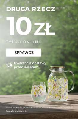 home&you - gazetka promocyjna Druga rzecz 10 zł od piątku 27.03 do niedzieli 29.03