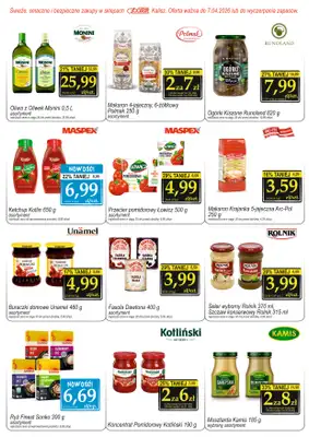 Społem - Blisko i Korzystnie - gazetka promocyjna Gazetka PSS Kalisz od piątku 27.03 do wtorku 07.04 - strona 5