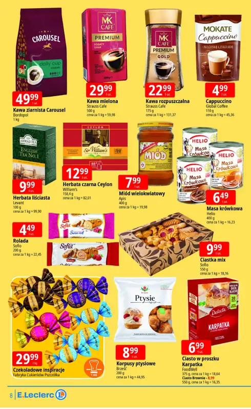Leclerc - gazetka promocyjna Oferta Lublin Zana od poniedziałku 30.03 do soboty 04.04 - strona 8