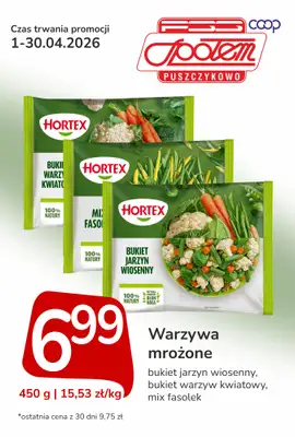 Społem - Blisko i Korzystnie - gazetka promocyjna Plakat promocyjny PSS Puszczykowo od środy 01.04 do czwartku 30.04